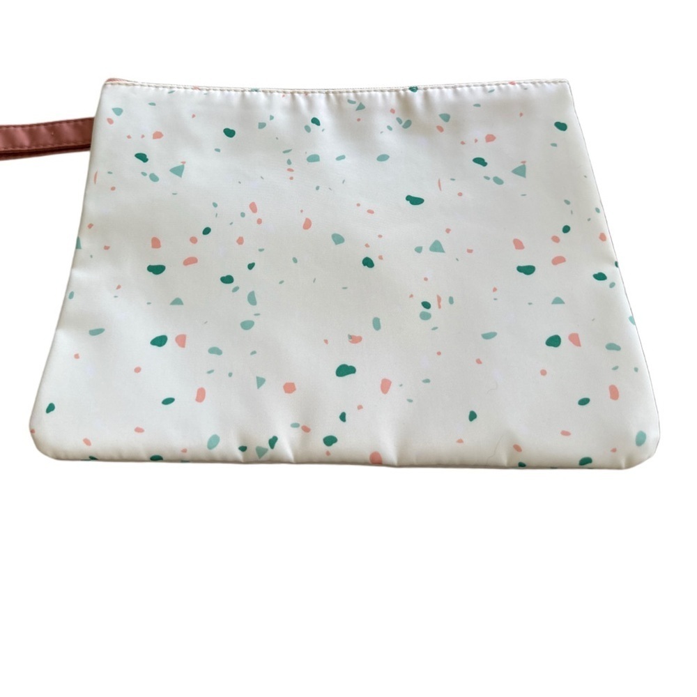 Stylish Terrazo Makeup Bag with Handle